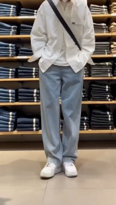 Regular Jeans Pants For Men Maong Pants For Men Straight Leg Pants For Men Denim Pants For Men Baggy Pants 3 Colors 28-36 Sizes