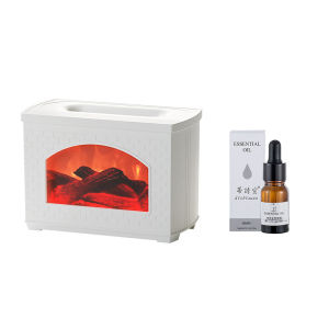 Living Room Bedroom Desktop Volcanic Aromatherapy Machine Fogger Night Light Simulation Flame Humidifier High Aesthetic Value