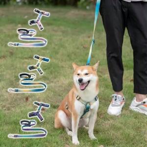 XPAWS HamshMoc Pet Harness Leash Set Pressure Relief Multi-Use Safety Buckle Rotating Alloy Lock Adjustable Strap Comfort Grip