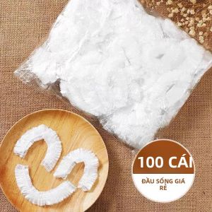 Mũ Tắm Dùng Một Lần - Mũ Nhựa Chống Thấm Nước Cho Nam & Nữ - Mũ Dùng Một Lần Chất Lượng Cao Để Bảo Vệ Tóc Người Lớn