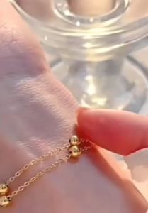 Gelang Tangan Kaki Titanium Wanita Mewah Tidak Mudah Luntur Bracelets