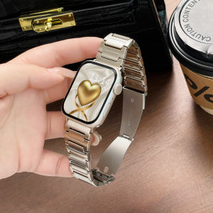 YUNDINGCHUANGXIANG | Metal Stainless Steel Watch Band Summer Luxury Business Style