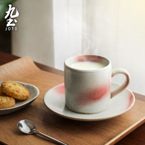 JOTO | Japanese Style Retro Handmade Ceramic Coffee Cup Set