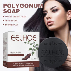 Skinvise Polygonum Hair Darkening Shampoo Soap Natural Organic Hair Nourishing Handmade Soap for Grey Hair Care