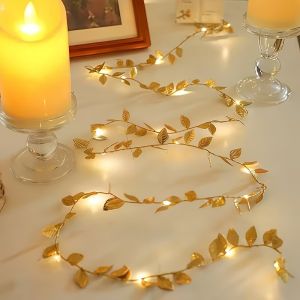 6 Different Styles Battery Box Leaf String Lights 2M/5M/10M Battery Powered Indoor & Outdoor Decorative Lights