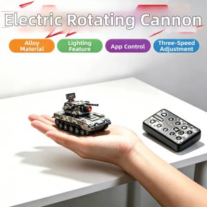 Remote Control Mini Battle Tank with Cannon Function