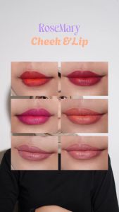 Rosemary Cheek&Lip 06 Bee Balm | Lip Cream | Blush On Cream | Eyeshadow Cream