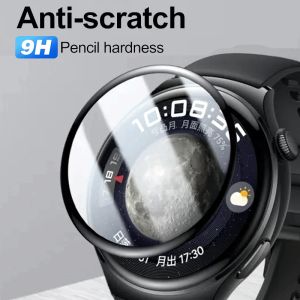 Screen Protector For Huawei Watch GT 5 GT5Pro GT 4 GT3 pro GT 3 SE 46mm 42mm 41mm Smartwatch Accessories Full Coverage 3D Curved Protective Film for huawei watch 4 pro Not Temepered Glass