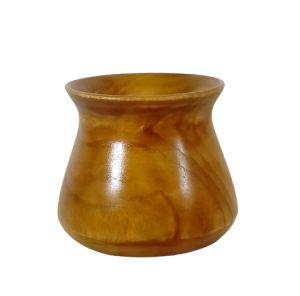 kendil kayu jati mangkuk berbentuk kendil dari kayu jati asli