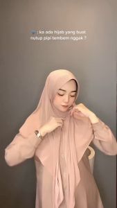 Hijab Segitiga Instan Pet Jersey Premium || Jilbab Instan Segitiga Pet || Kerudung Segitiga