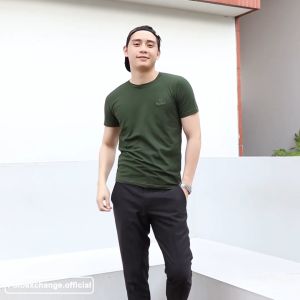 Kaos Pria Bodyfit Premium Katun Spandex - Bordir PX Polo Exchange 10153