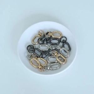 5pcs Zinc AlloyLobster Claw Clasps Swivel Lanyards Trigger Strap with Key Ring DIY Accessories for Bag Key Chains Connector