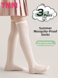 TENGNAIMEI | Thin Breathable Anti-Mosquito White Socks