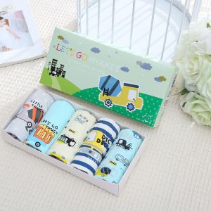 กางเกงบ็อกเซอร์เด็กผ้าฝ้ายแท้ระบายอากาศได้ดีสำหรับเด็กชาย กางเกงขาสั้นลายการ์ตูนผีเสื้อ ป้องกันแบคทีเรีย ระบายอากาศได้ดี สำหรับเด็กวัยต่างๆ