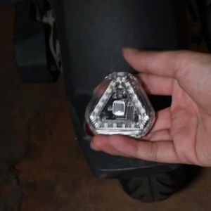 KEVANLY | 1/2/4/6pcs Solar Power LED Strobe Warning Light Colorful Flashing Warning Siganl Lamp Wireless for Motorcycle Car Motorbike UTV