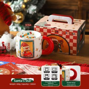 SHELI | Christmas Ceramic Creative Couples Mug