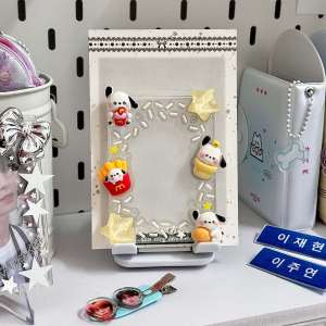 Kpop Ins style photocard acrylic shell card brick DIY transparent photocard protection photocard holder photo frame acrylic photocard holder 卡砖 滴胶卡砖 UV胶卡砖 小卡卡砖 贝壳卡砖 小卡保护套 保护壳 DIY卡砖