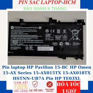 Pin laptop HP Pavilion 15-BC HP Omen 15-AX Series 15-AX015TX 15-AX018TX HSTNN-UB7A Pin HP TE03XL
