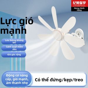 JIFANPAUL | Quạt Kẹp Mini Mạnh Mà Yên Tĩnh