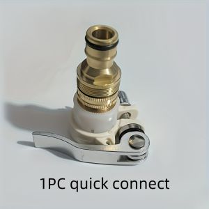 Universal Garden Hose Tap Adapter Sturdy Faucet Connector Water Pipe Fitting Tool Outdoor Watering System Easy Install Connect