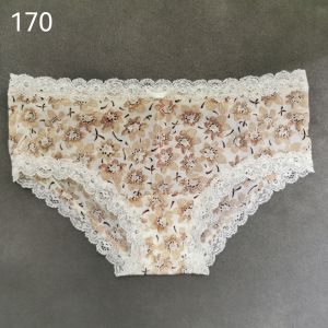 DaVee |  Womens panties floral printed pantie Silk lace panties skin color underwear Cotton crotch underwear女士内裤