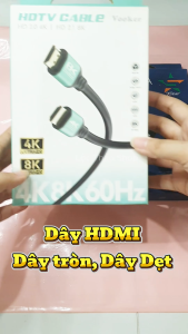 Cáp HDMI dài 1.5M 3M 5M Jstar Dây dẹt Dây tròn - Dây HDMI - HDMI Cable - Cáp 2 đầu HDMI