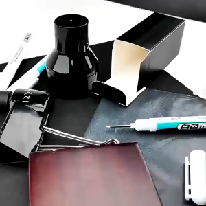 White Paint Pen Marker Pen comes in sizes of 0.7~2.5mm and is Waterproof Permanent Oily Pens used for Wood Rock Plastic Leather Glass Stone Metal Canvas Ceramic and Deep Hole Marker.