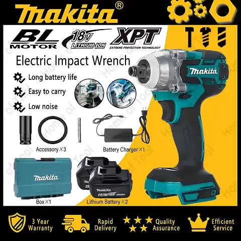 Makita 680nm Impact Wrench Brushless Impact Wrench Cordless Power Tools Set  Lazada PH