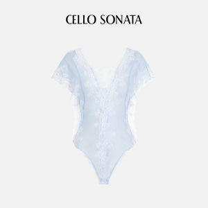 Cello Sonata | Spring Lace Embroidery Reversible One-Piece Blouse