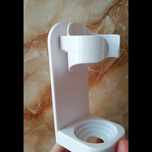 SEA JJT ชั้นวางแปรงสีฟันไฟฟ้าชั้นวางแปรงสีฟันแบบติดผนังแบบไม่เจาะรูชั้นเก็บของแบบสร้างสรรค์สไตล์เรียบง่าย