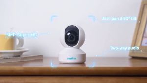 Reolink E1 Zoom 4K 8MP Indoor PTZ Security Camera | 3X Optical Zoom | Dual-Band Wi-Fi 6 | Auto Tracking Pan Tilt Cam | AI Person Pet Crying Detection Official Malaysia