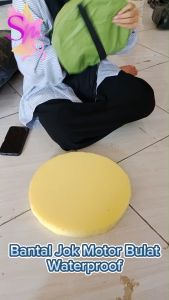 Bantal Jok Motor Ojol Bulat Waterproof | Bantal Jok Motor Empuk Premium
