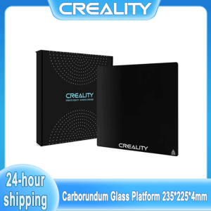 Creality | CREALITY For Ender 3 3D Printer Ender-5 Pro/Ender 3V2 Carborundum Glass Bed Platform Plate 235*235*4mm Build Surface Glass Plate