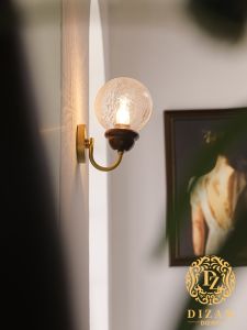 DIZAN | Retro American Style Copper Wall Light