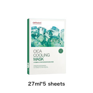 [100% Original] Cell Fusion C Post α First Cooling Mask Sheet 5 Sheets 27g*5ea | Cica Cooling Mask Sheet 27g*5eaMenthol-free Non-Irritating Formula For Those With Sensitive SkinCalms The Irritated Skin Fast
