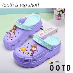 QXshop รองเท้าแตะหัวโต รองเท้าบรรจุภัณฑ์ สวมแถมตัวติด สีพาสเทล รองเท้าน่ารัก รองเท้าบ้าน พร้อมส่งในไทย