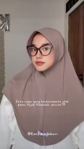 (ORI) Bergo Kenzia Hijab Instan Size M /Bergo Kenzia Size M Jersey Premium