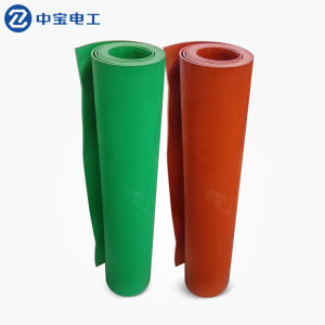 Red Anti-slip Insulated Rubber Mat 5KV 10KV 25KV 35KV for Distribution Substation Black Green Rubber Board Electrical Tools