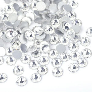 Super Glitter Crystal AB Non Hotfix Rhinestones SS3-SS50 FlatBack Strass Sewing&Fabric Garment Nail Art Rhinestones Decorations