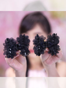 กิ๊บติดผมรูปดอกกุหลาบสีดำ สำหรับผู้หญิง ทรงหางม้าสูง ทรงหัวกลม ครึ่งผม ประดับผม ทรงผม ทรงผม ทรงผม ทรงผม
