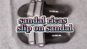 Sandal RICAS Pria Murah Sandal Pria wanita Slide Sendal Slip on Sendal Anti Licin Ringan Selop