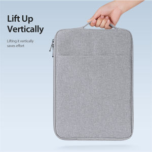 DUX DUCIS Laptop Sleeve Case 14-15.4 inch Vertical Style Shockproof Protective Notebook Case with Front Pocket Briefcase Carrying Laptop Cover with Zipper of Lightweight，Plush Lining，Waterproof