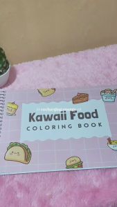 RELAXING COLORING BOOK KAWAI FOOD FOR ADULT BC 200 GSM BUKU MEWARNAI ANAK REMAJA DEWASA