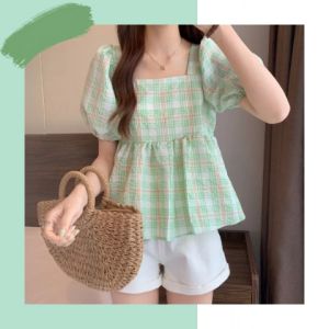 คอลเลคชั่น LHMoonlight สำหรับผู้หญิง คุณผู้หญิง คอสี่เหลี่ยม ลายสก๊อต สไตล์เกาหลี สําหรับผู้หญิง น้องคือน่ารักสูงๆ สำหรับการบริโภคสถานที่ ด้วยราคาล่าสุด สินค้าและบริการที่คุณคิดเห็นไม่มีความเชื่อถือเดียว