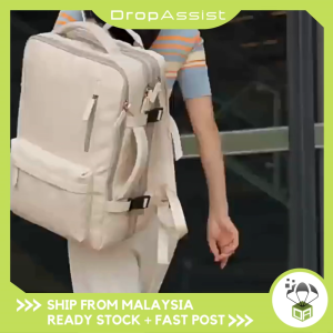 DROPASSIST 2394 Multi Functional Expandable Large Capacity Travel Backpack Beg Galas Melancong Besar Premium
