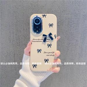 Ins Style Gentle Fresh Butterfly Knot Phone Case for Honor 50/60/70pro High End Unique 200/100pro Popular Silicone Anti-Fall Protective Cover for Women