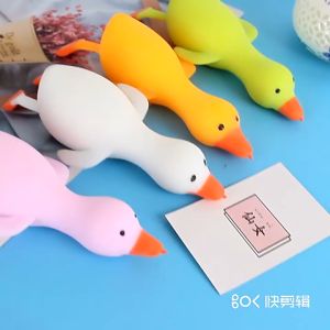 Đồ chơi Slime hình vịt cho bé Vịt bằng chất dẻo nắn bóp đàn hồi nhiều màu sắc giúp giảm Stress để bàn làm việc