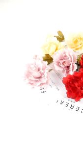 Bunga Mutan Tangkai Panjang Peony Jumbo Cabang 3 Flowers Bunga Peoni Moutan Palsu Besar 11cm Panjang 65cm Artficial Tanaman Hias Dekorasi Pelamaninan Bucket Hiasan Pojok Ruangan Rumah Cafe Hotel Premium Import Murah Artifisial