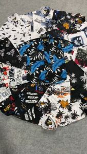 KEMEJA MOTIF ANAK COWOK | KEMEJA SURFING ANAK LAKI LAKI USIA 3-14 TAHUN