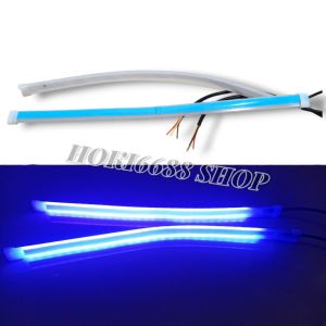 Lampu Alis LED Running LED Alis DRL Fleksibel Waterproof 2Mode 30cm Headlamp Motor dan Mobil Nmax Aerox PCX Vario Beat Dll Motor DRL Flexibel 30cm